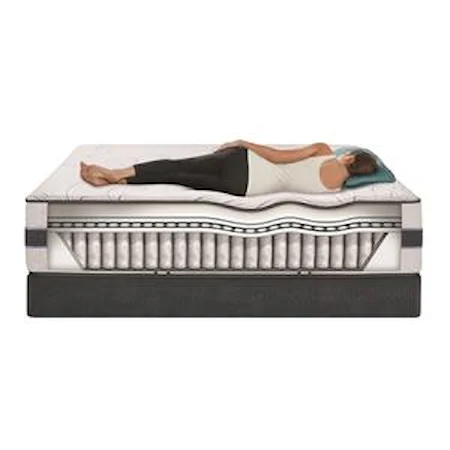 Queen SmartSupport™ Hybrid Mattress and StabL-Base Foundation